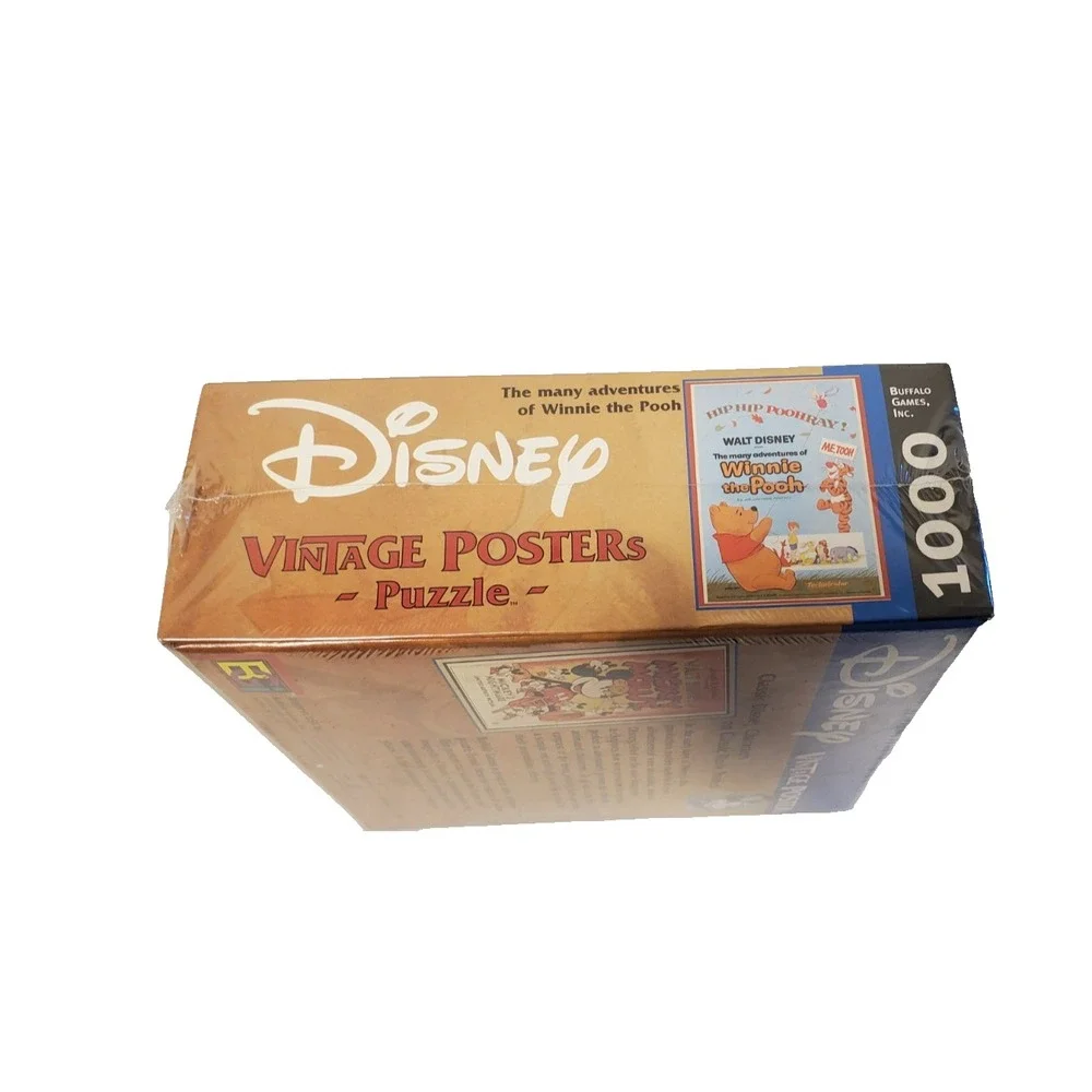 Disney Photomosaics Tigger & Winnie The Pooh Puzzle Lot of 2 New (W4)